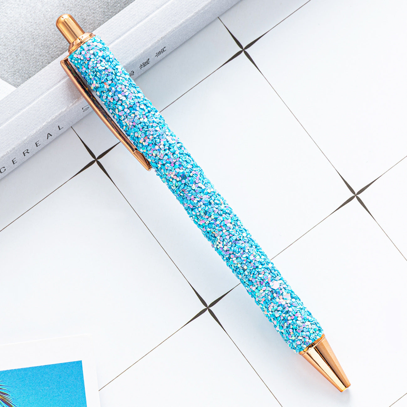 Whoelsale Pens Gold Powder Metal Pen Fashion Office Tools Teacher Gift